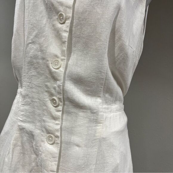 Target A New Day off White button down mini Dress size extra large - Picture 4 of 13